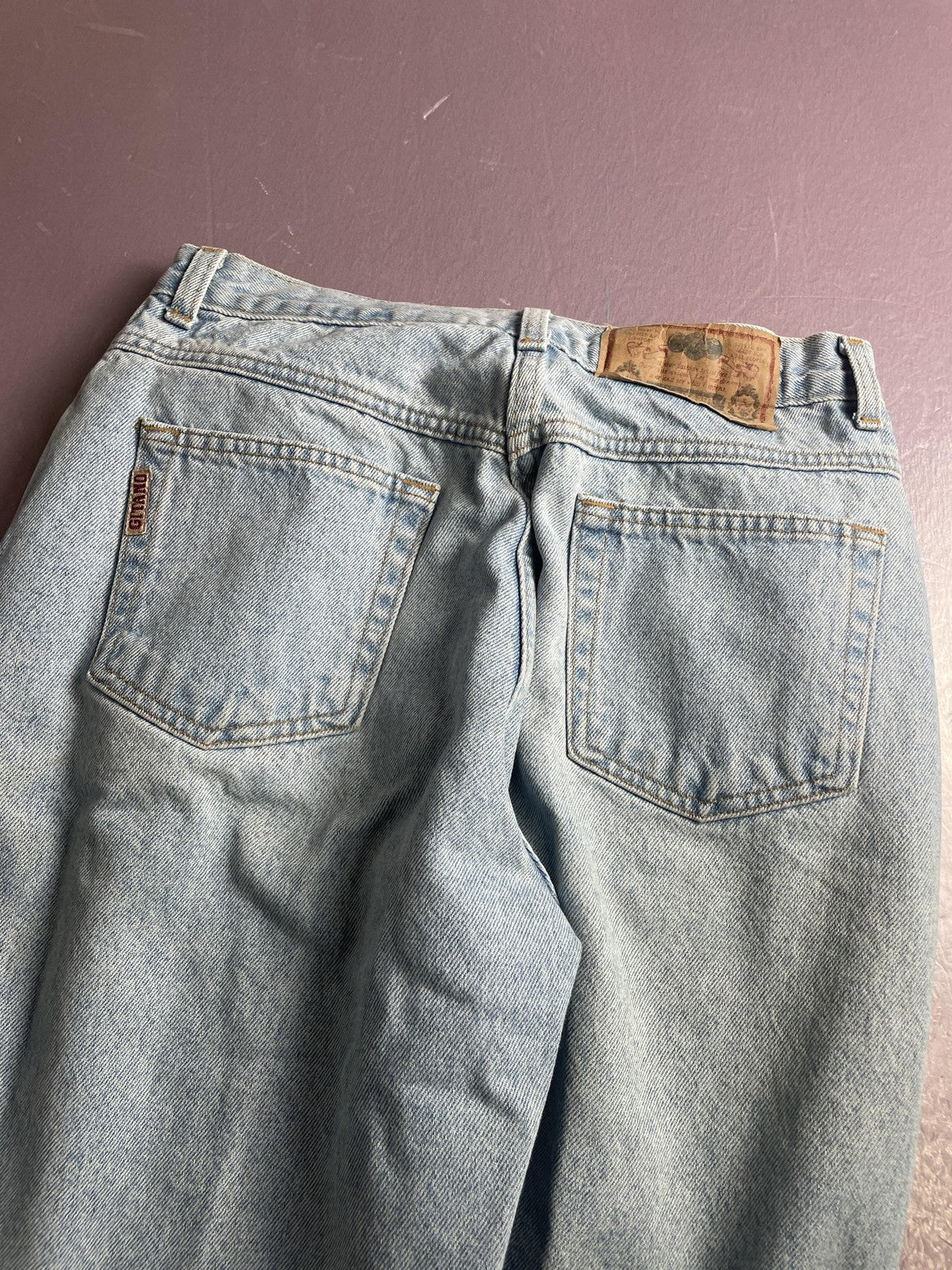 Vintage Gitano Jeans Womens 10 Blue Light Wash High Rise Mom Relaxed Denim 90s