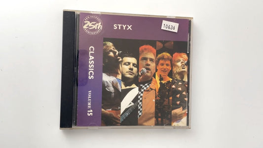 Styx - Classics Volume 15 CD 1987 A&M 25th Anniversary Rock Hits
