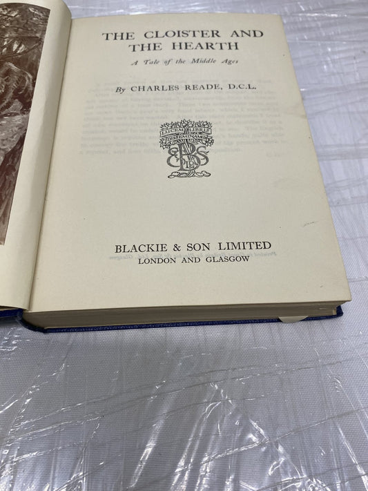 The Cloister and the Hearth Charles Reade Vintage Illustrated 1800s Blackie
