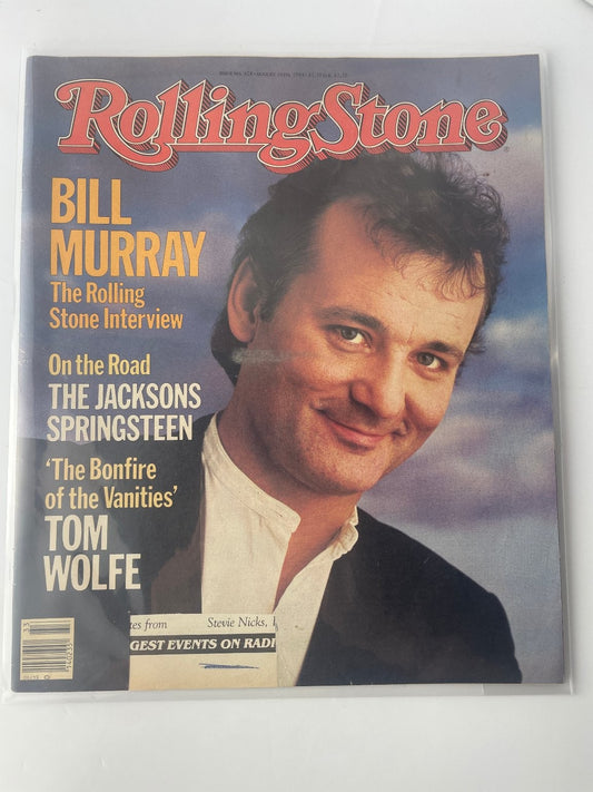 Rolling Stone Magazine Bill Murray Interview August 16 1984 Illustrated