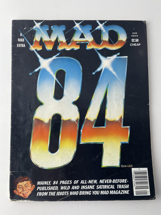 Vintage MAD 84 Magazine Satire Humor 1980s Comic Don Martin Edwing Softcover Art