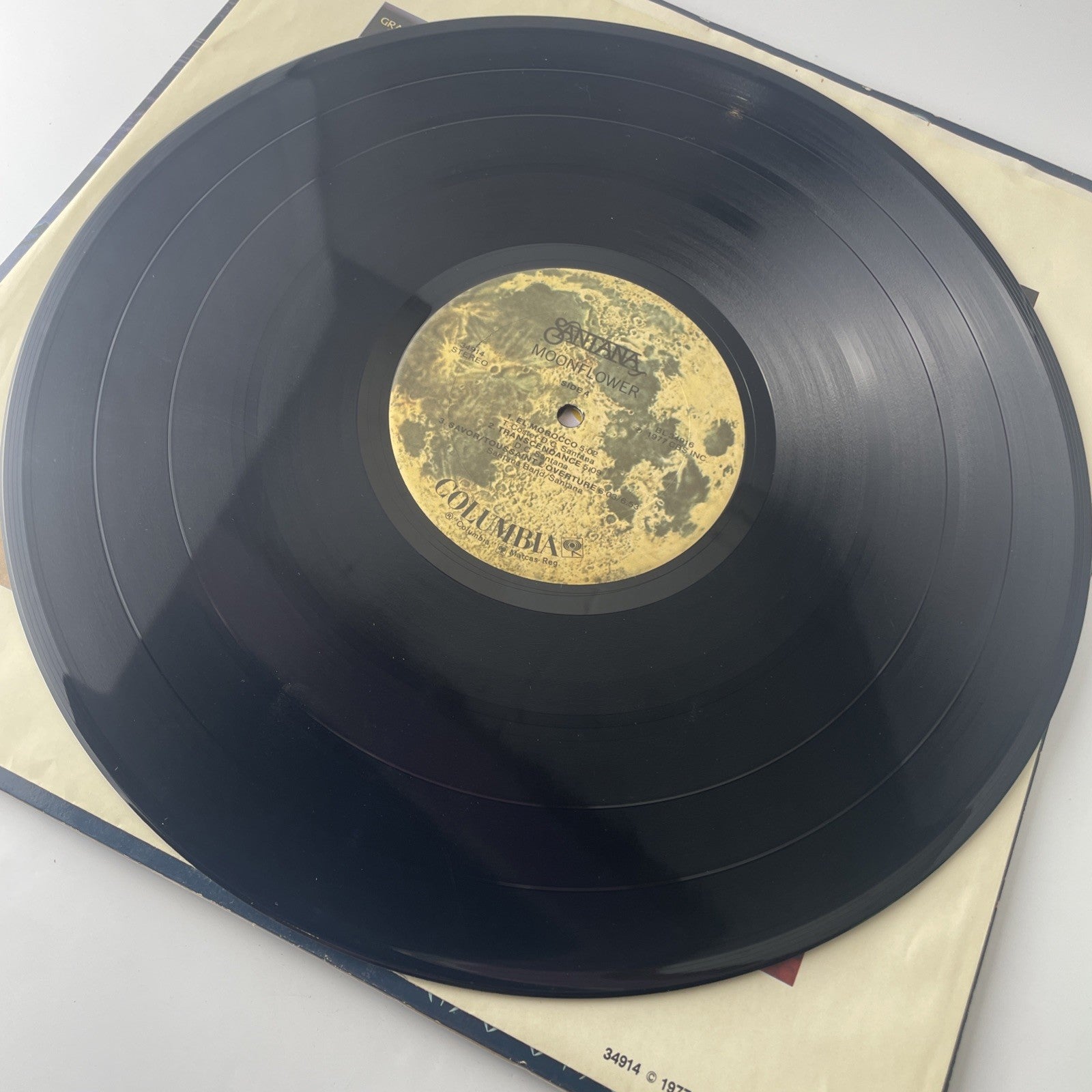 Santana Moonflower 2 LP Set Original Vinyl Record C2 34914 Columbia 1977