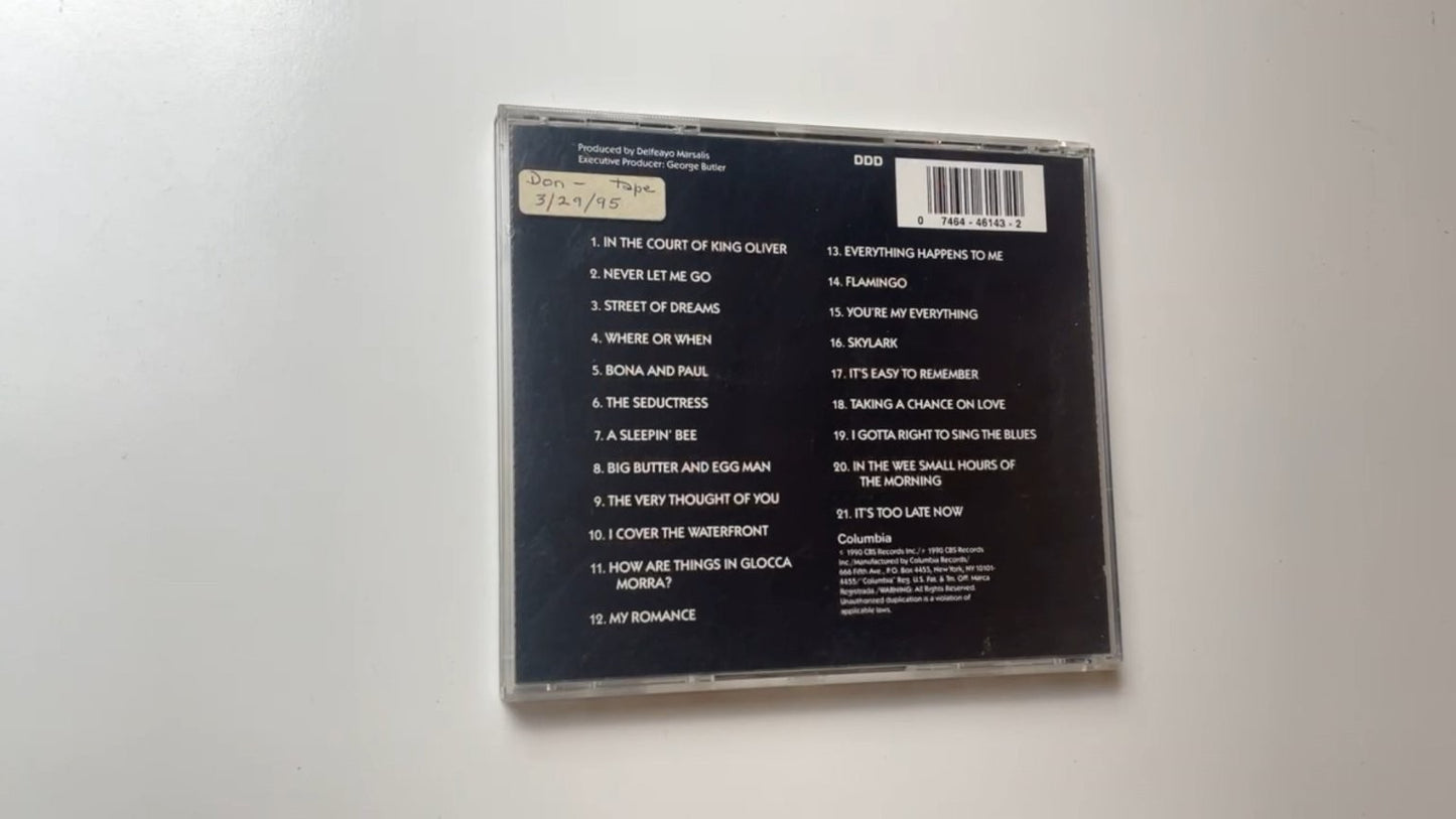 Wynton Marsalis - Standard Time Vol. 3 CD 1990 Jazz Columbia