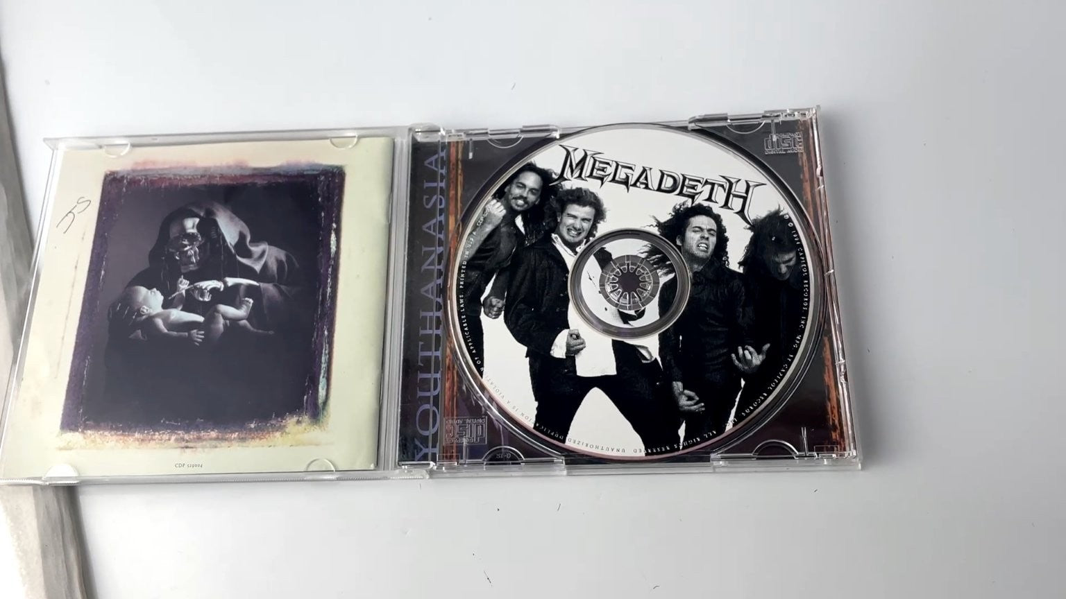 Megadeth - Youthanasia CD 1994 Thrash Metal Capitol Records