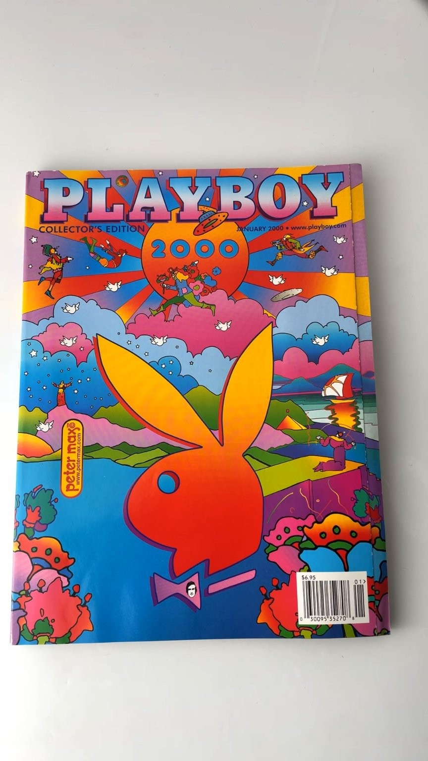 Playboy January 2000 Collector's Edition Peter Max Cover Illustrated