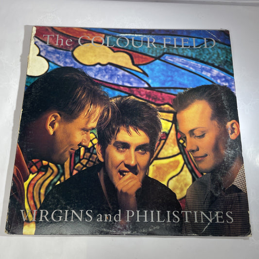 Colour Field Virgins & Philistines LP RARE VG 1980s Chrysalis Record Album