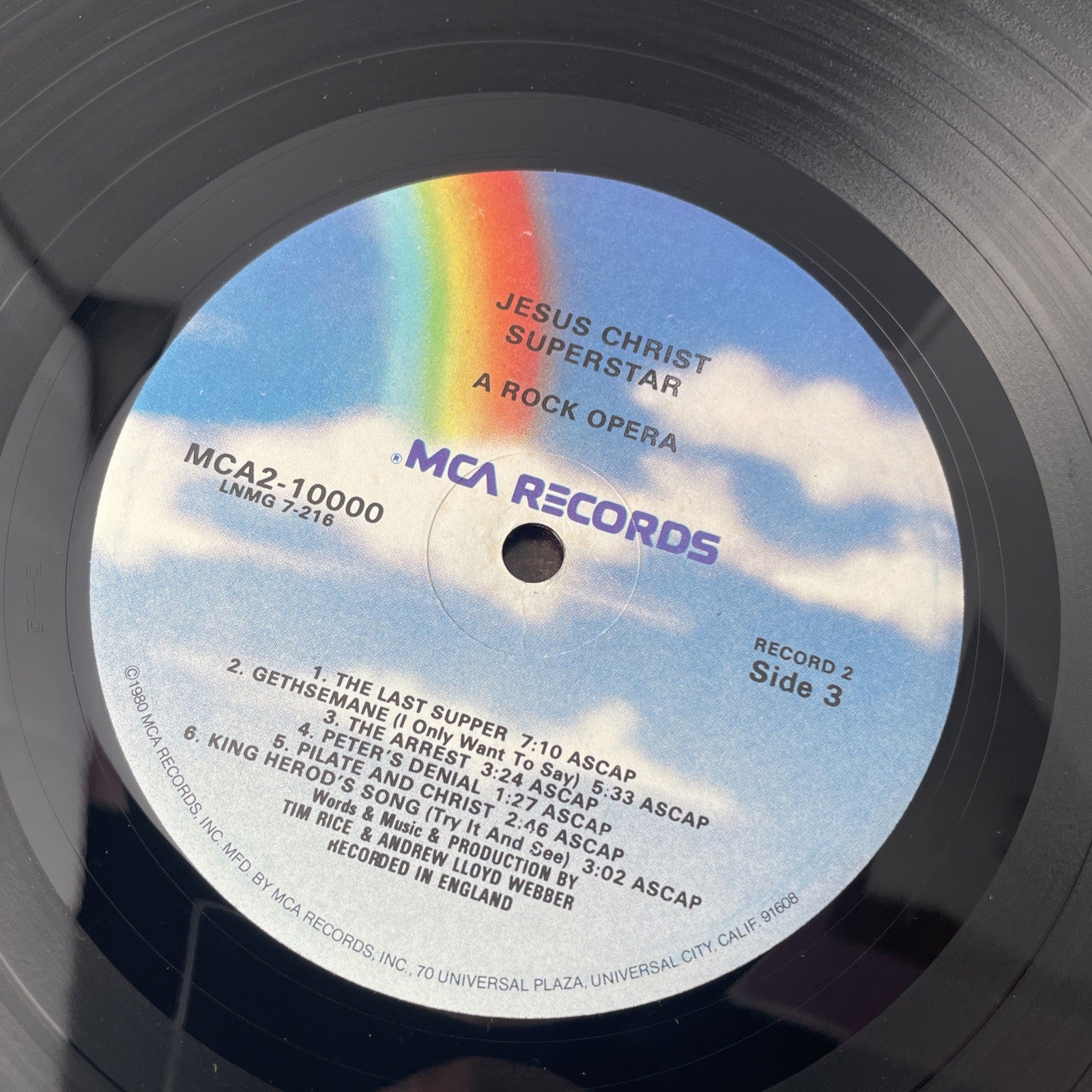 Andrew Lloyd Webber Jesus Christ Superstar (LP) 2LP Decca DXSA 7206 Rock 1970 VG