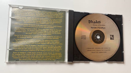 Harida & Sandhya - Bhakti Songs of Devotion CD 2002 New Age Nazca Music RARE Y2K