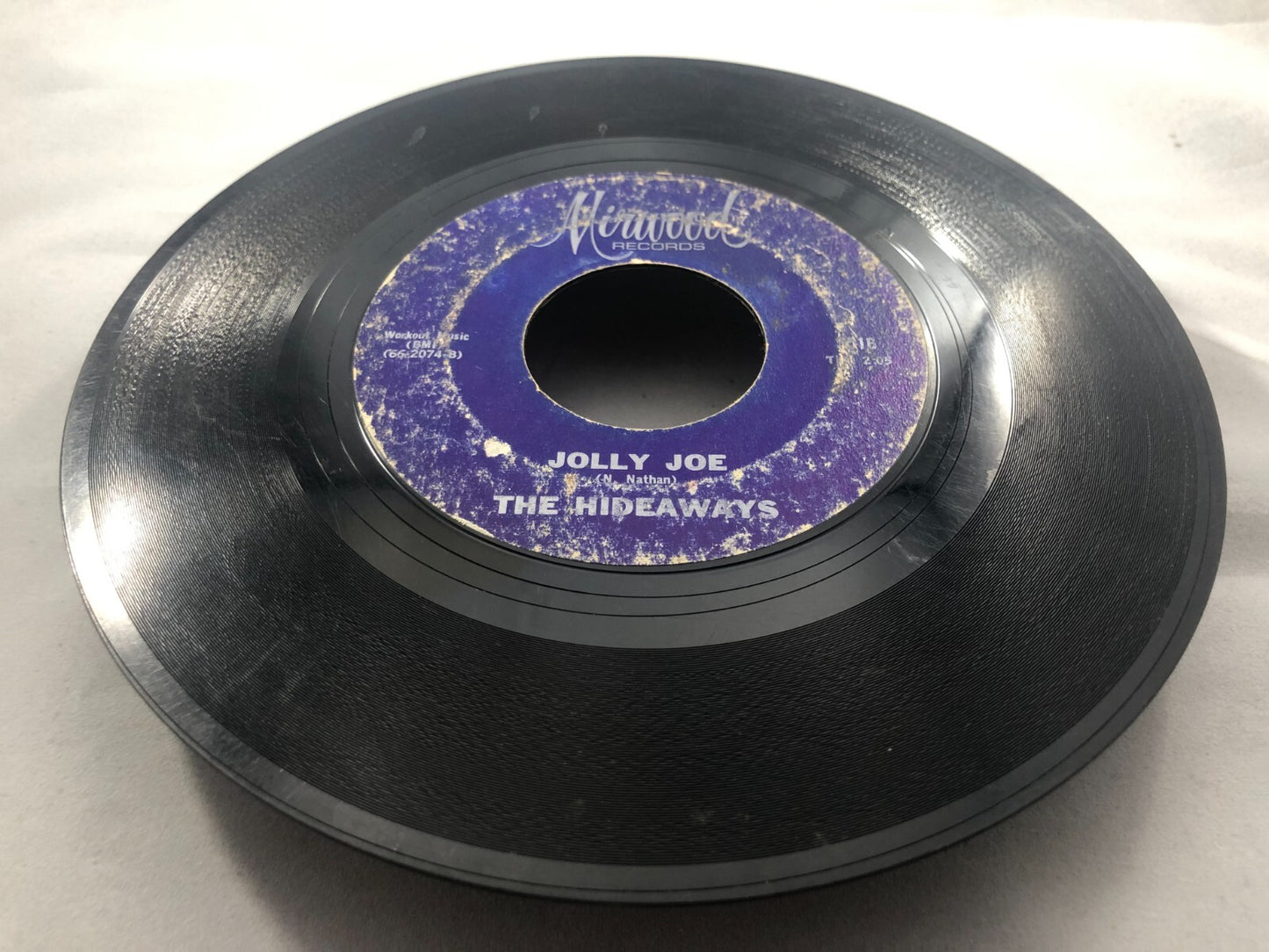 1966 The Hideaways  ?– Hide Out / Jolly Joe 5516 45 SEE PICTURES G