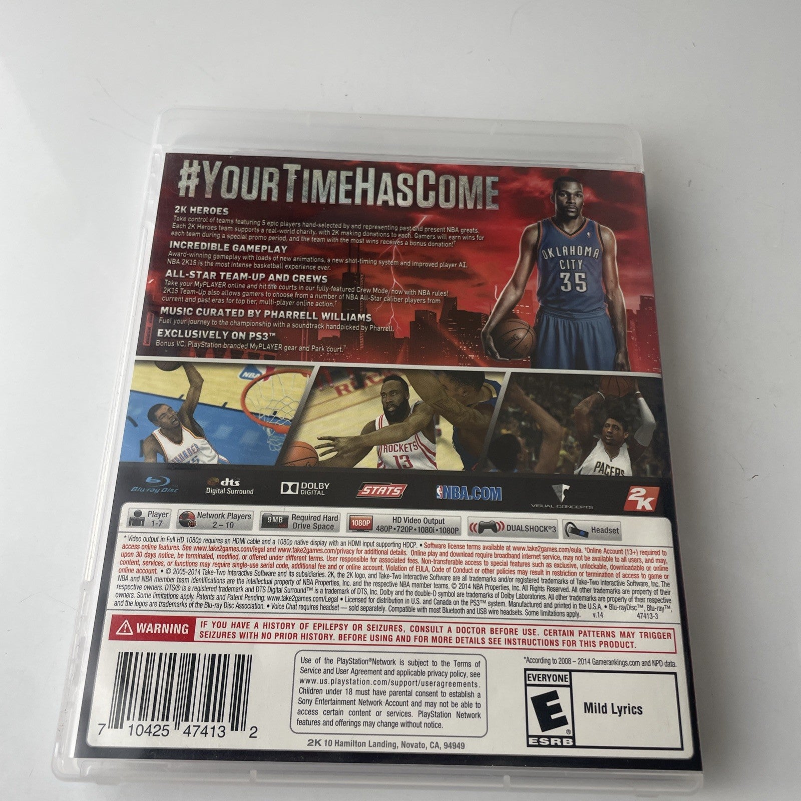 NBA 2K15 Sony PlayStation 3 PS3