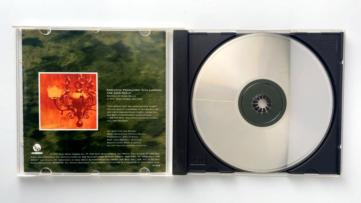 Celine Dion The Colour Of My Love CD Jewel Case 1993 Pop Ballads