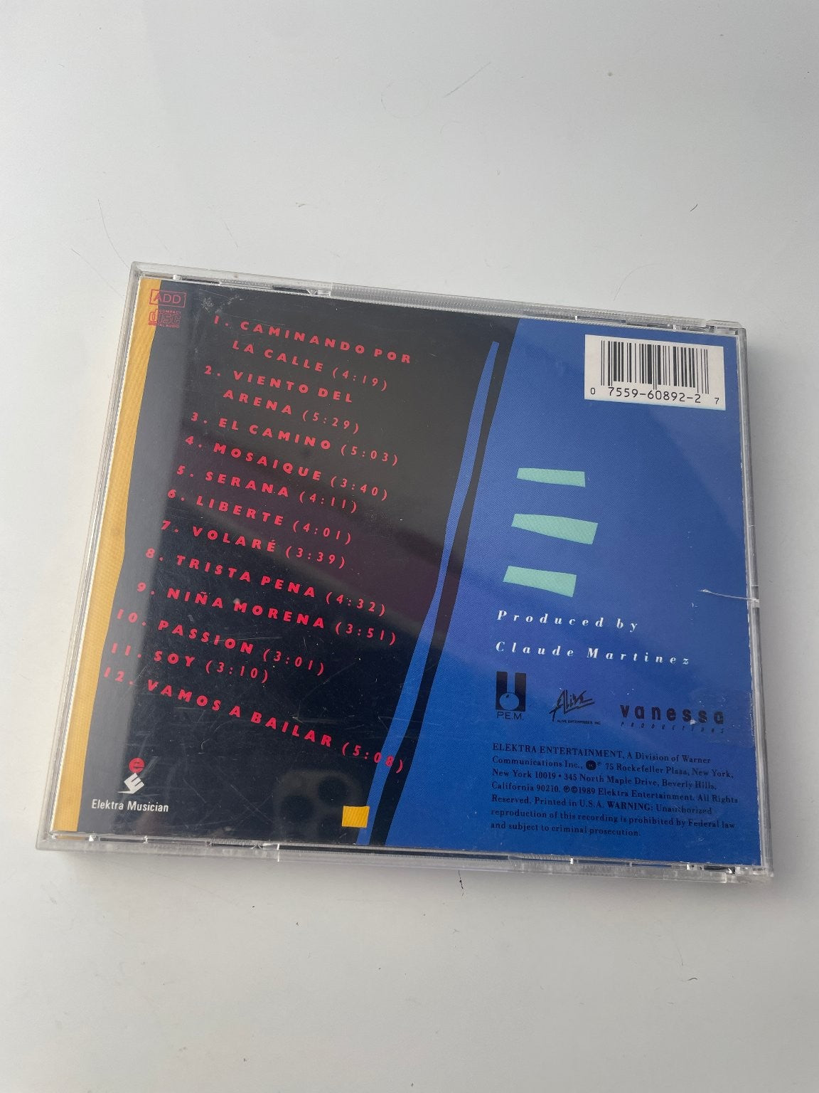 Gipsy Kings - Mosaique CD 1989 Flamenco Latin Elektra Musician