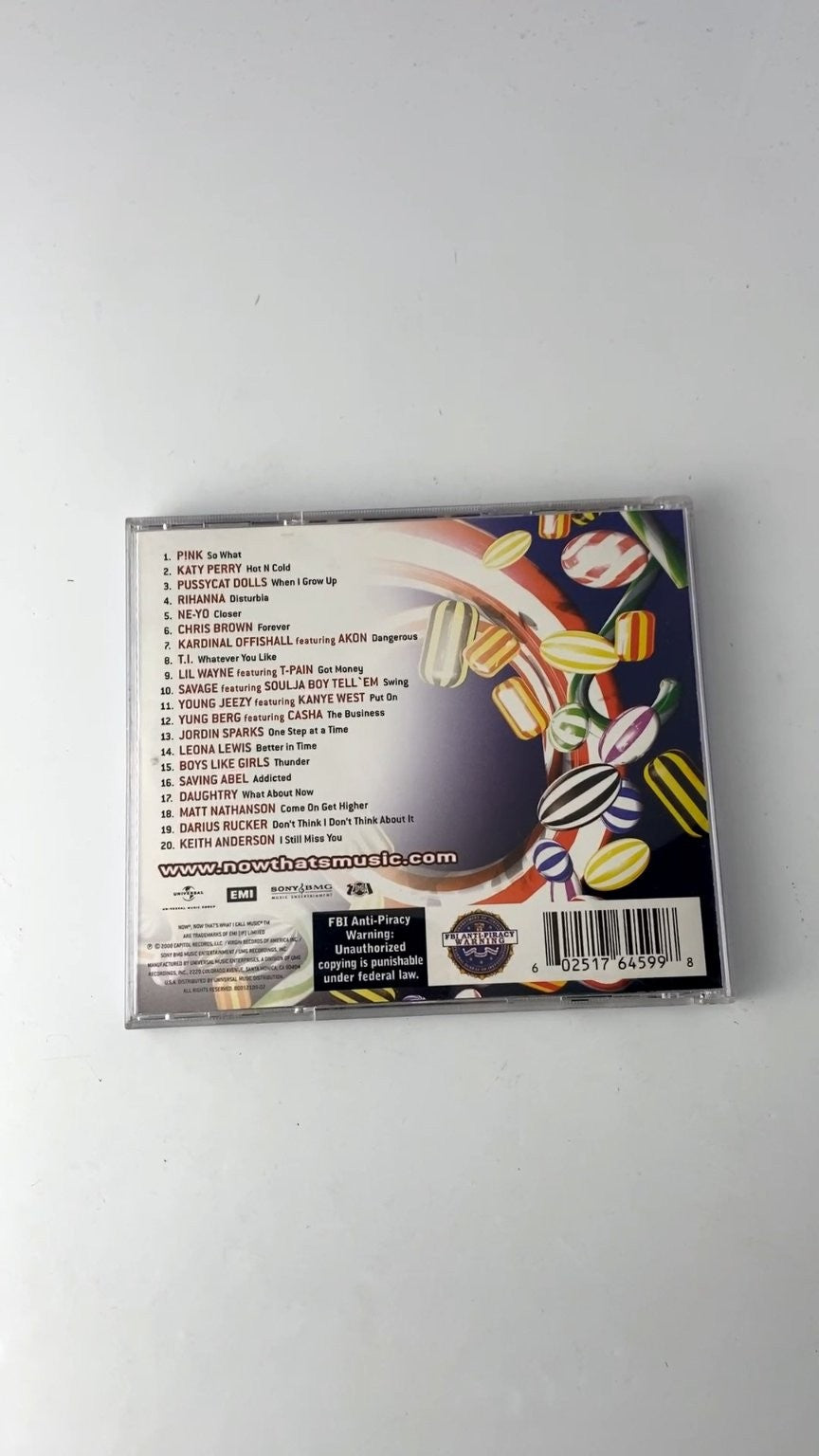 Various Artists - NOW 29 CD 2008 Pop Hip-Hop Universal Music