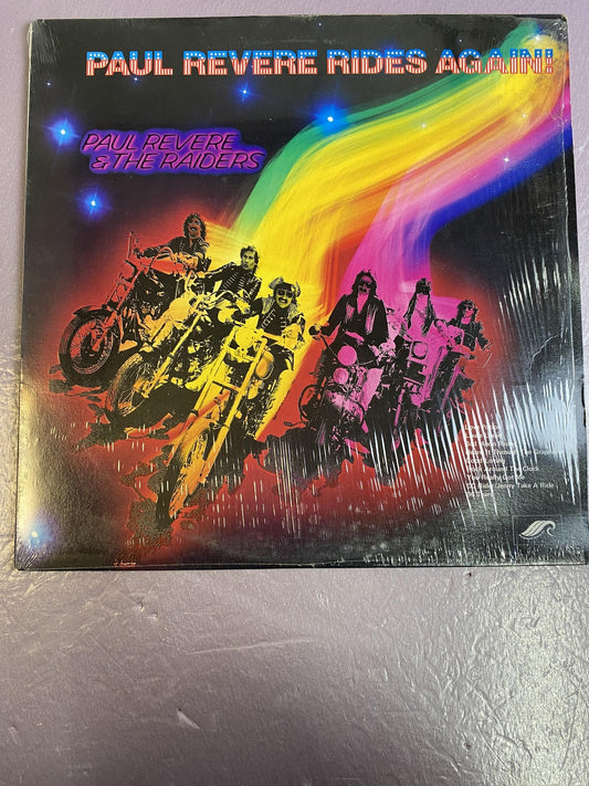Vintage Paul Revere & The Raiders Paul Revere Rides Again Vinyl LP 1983 Hitbound