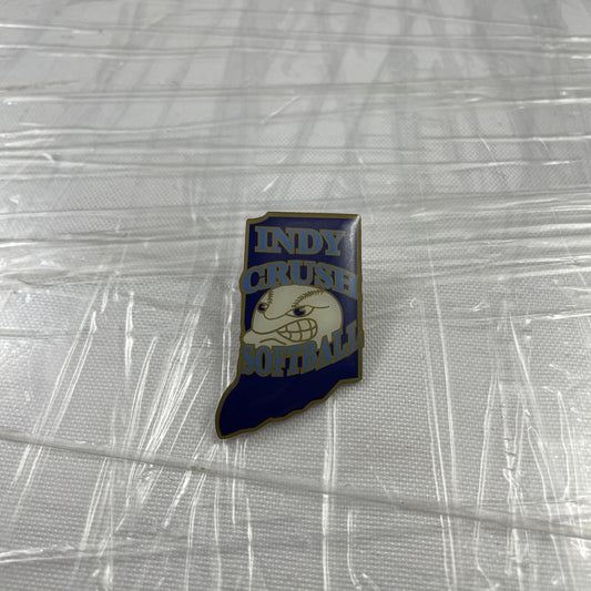 Indy Crush Softball League Lapel Pin Sports Collectable Rare Small Pin