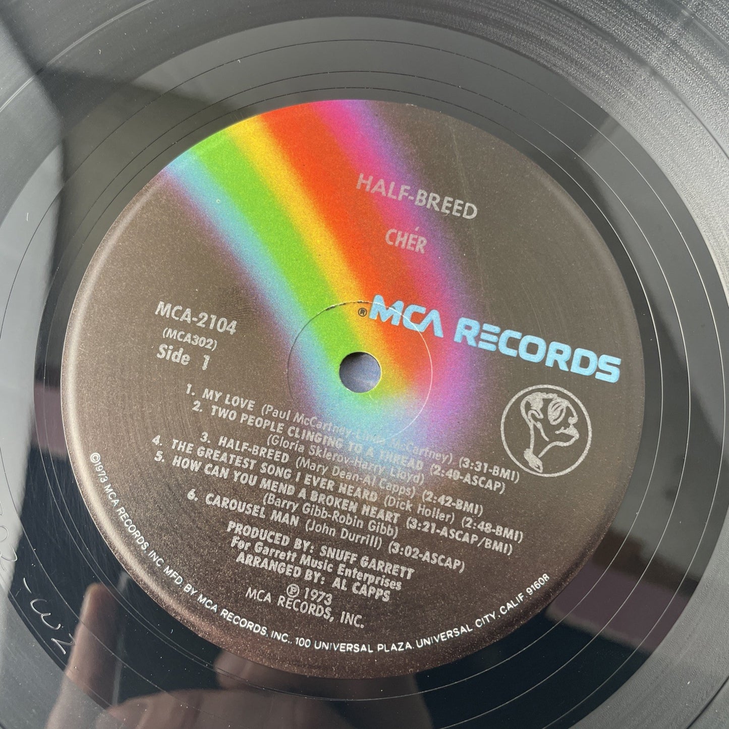 Cher - Half-Breed Vinyl LP - 1973 First Press - MCA Records MCA-2104