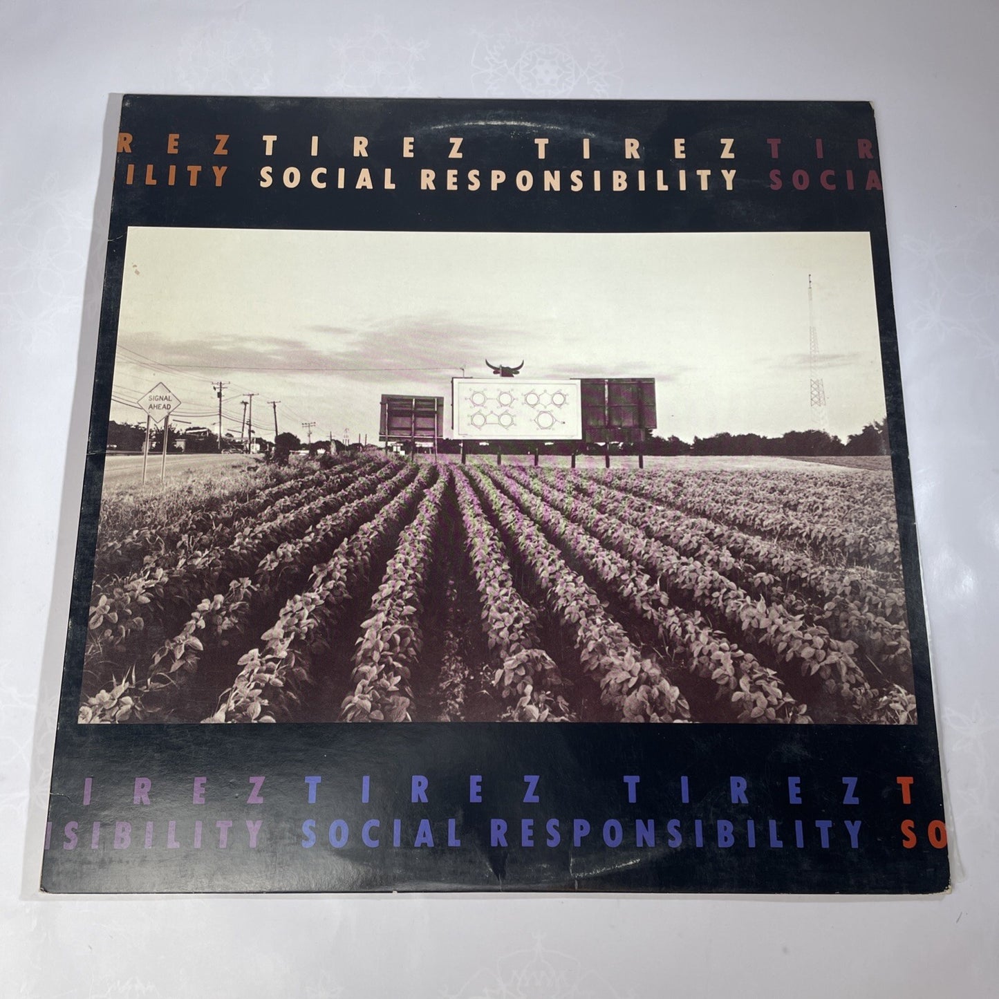 (Promo) Tirez Tirez – Social Responsibility LP 1987 Primitive Man – IRS 42016 VG