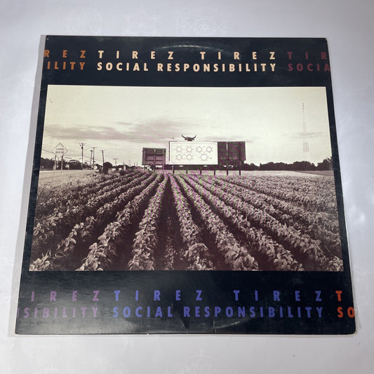 (Promo) Tirez Tirez – Social Responsibility LP 1987 Primitive Man – IRS 42016 VG