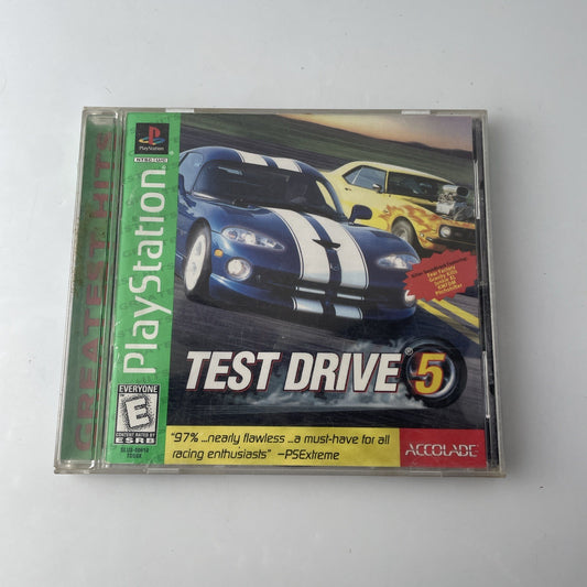 Test Drive 5 (Sony PlayStation 1, 1998) - COMPLETE, TESTED