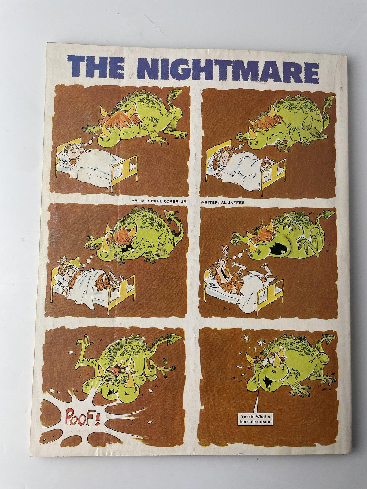Vintage MAD Super Special No 14 Magazine 1970s Don Martin Posters Comic Book