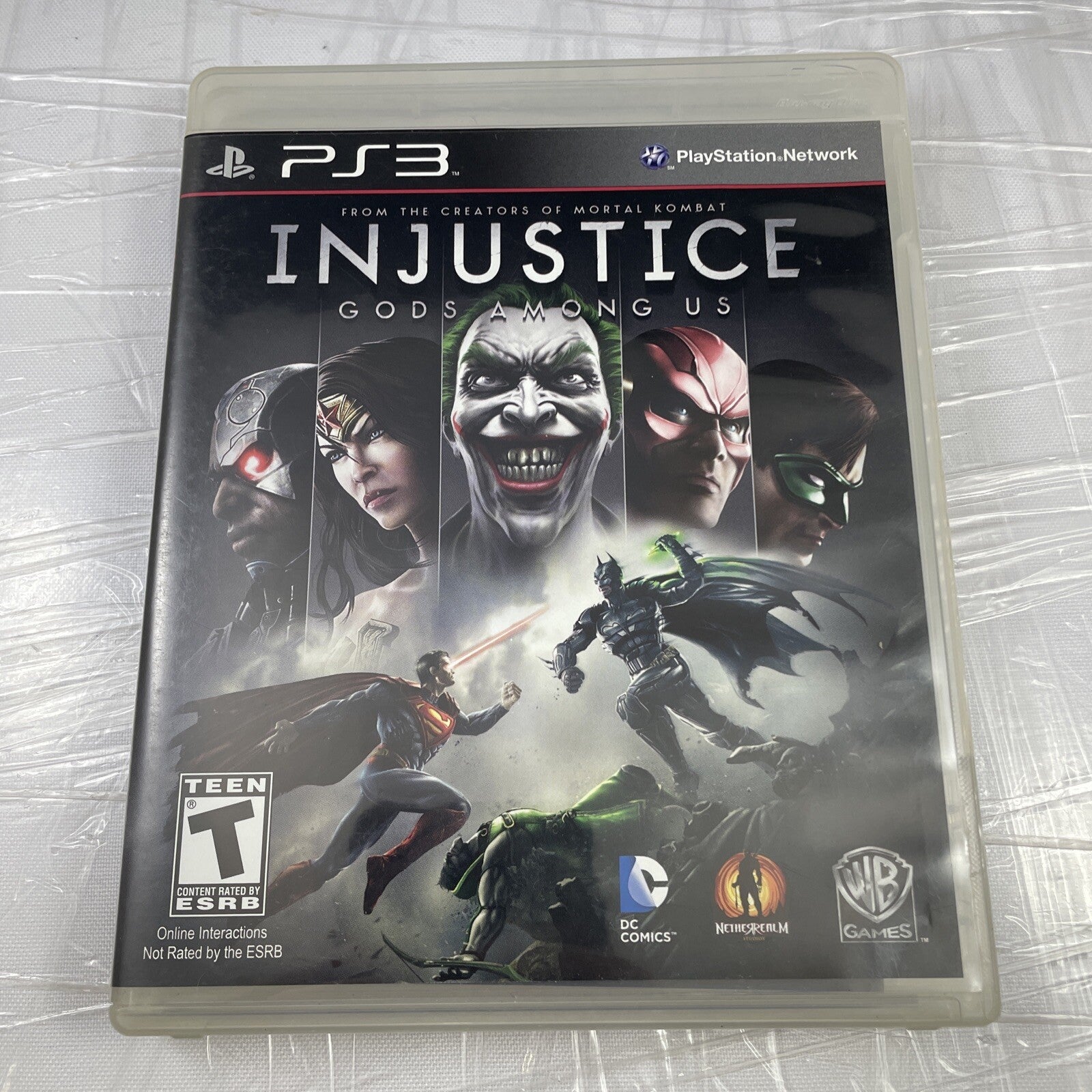 Injustice: Gods Among Us (Sony PlayStation 3) PS3 Game with Manual - Complete!