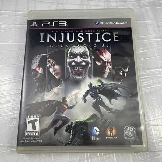Injustice: Gods Among Us (Sony PlayStation 3) PS3 Game with Manual - Complete!