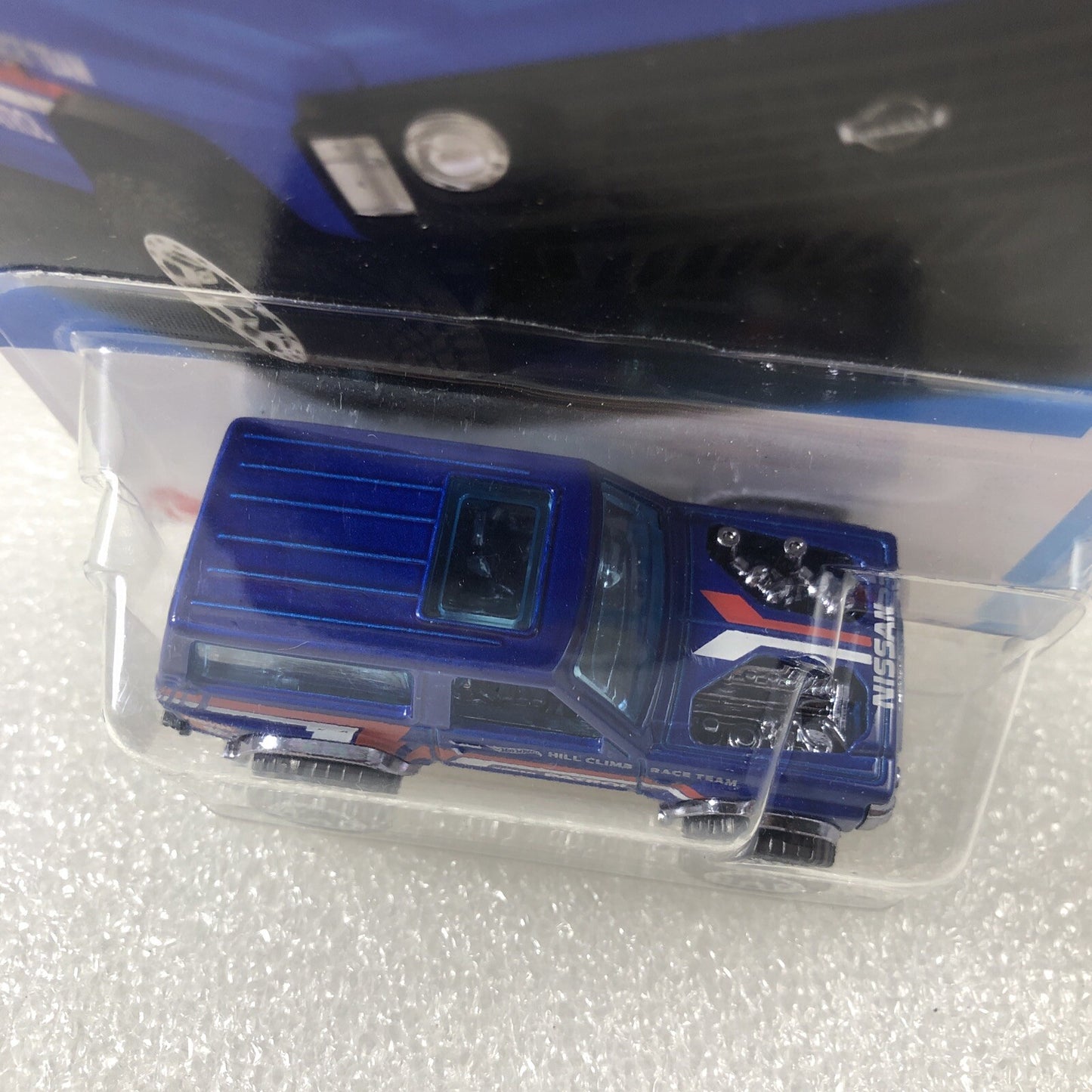 Nissan Patrol Custom HW J Imports 1/10 Blue Red White 2023 Long Card