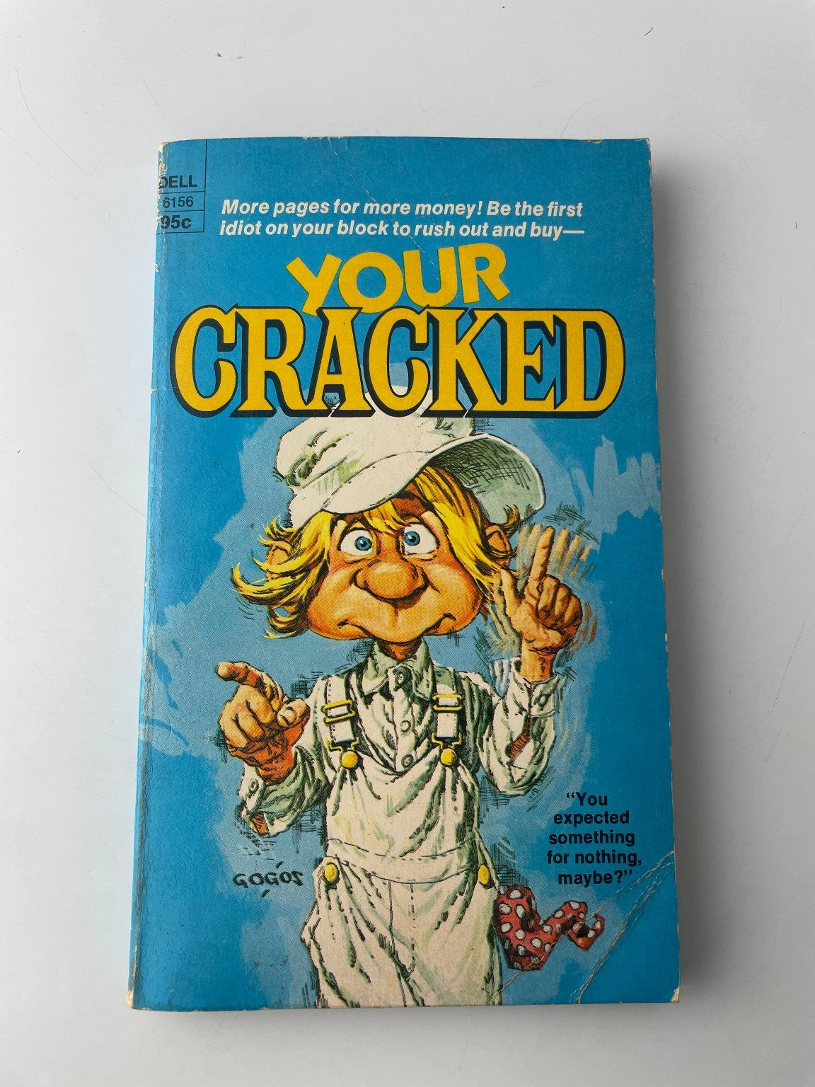 Rare Your Cracked Dell 1974 First Printing Humor Comedy Paperback