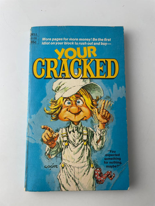 Rare Your Cracked Dell 1974 First Printing Humor Comedy Paperback
