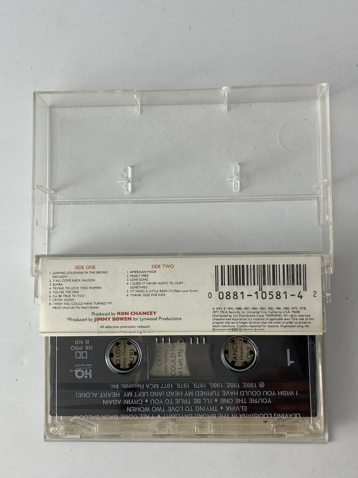 The Oak Ridge Boys Collection Cassette 1992 MCA Records Country Folk