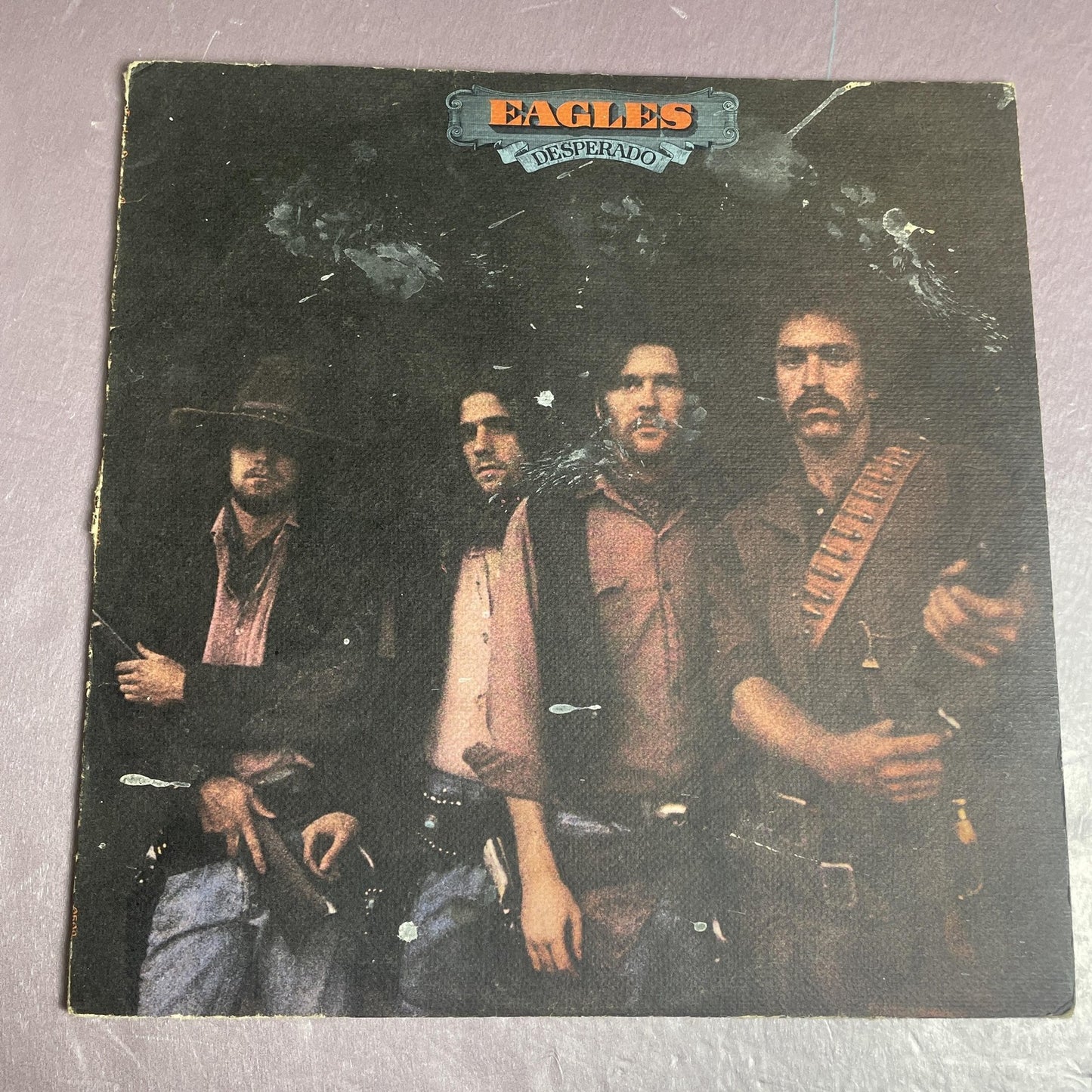 Vintage Eagles Desperado 12" Black Vinyl LP 1973 Asylum Country Rock Album