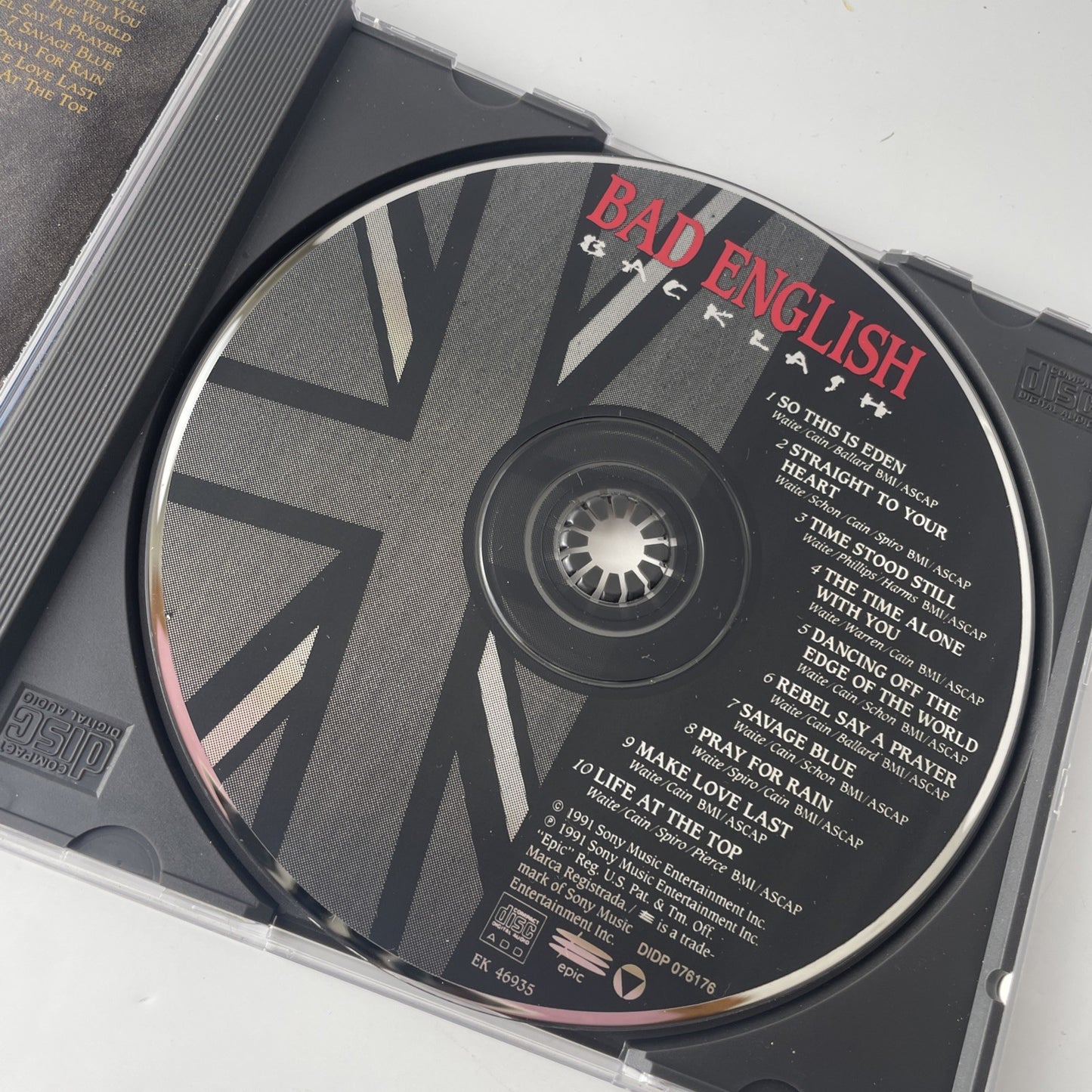 Bad English: Backlash (1991) CD Vintage Original Album 90s Rock