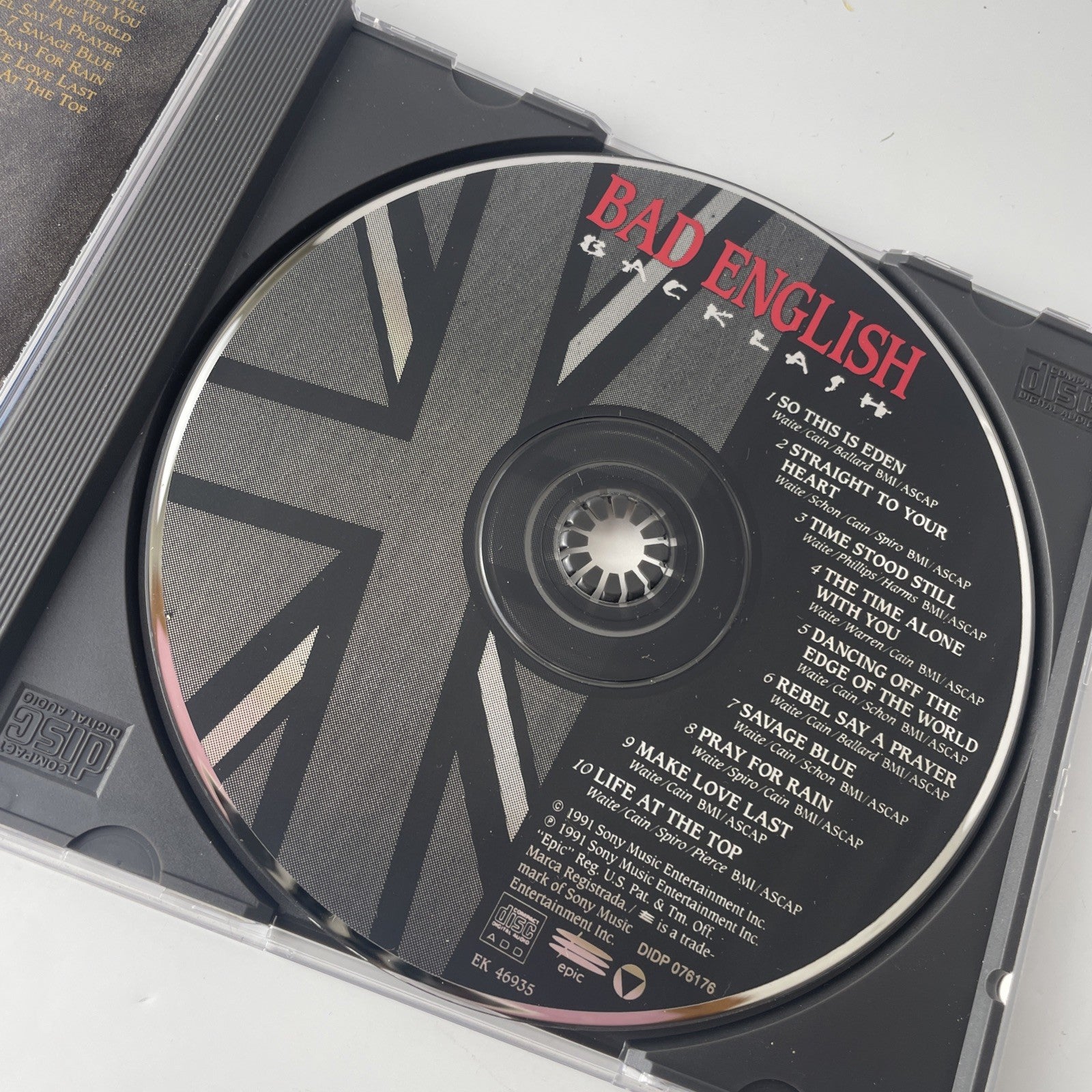 Bad English: Backlash (1991) CD Vintage Original Album 90s Rock