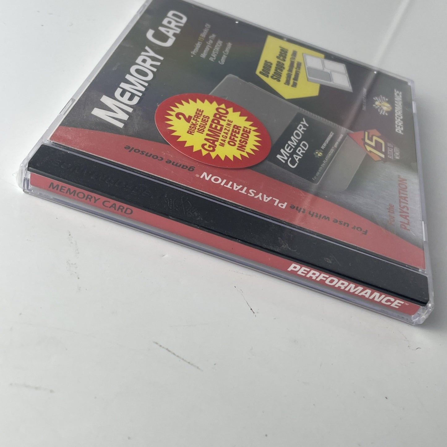 Performance Sony PlayStation 1 PS1 Memory Card CD Case Holder Brand New Sealed