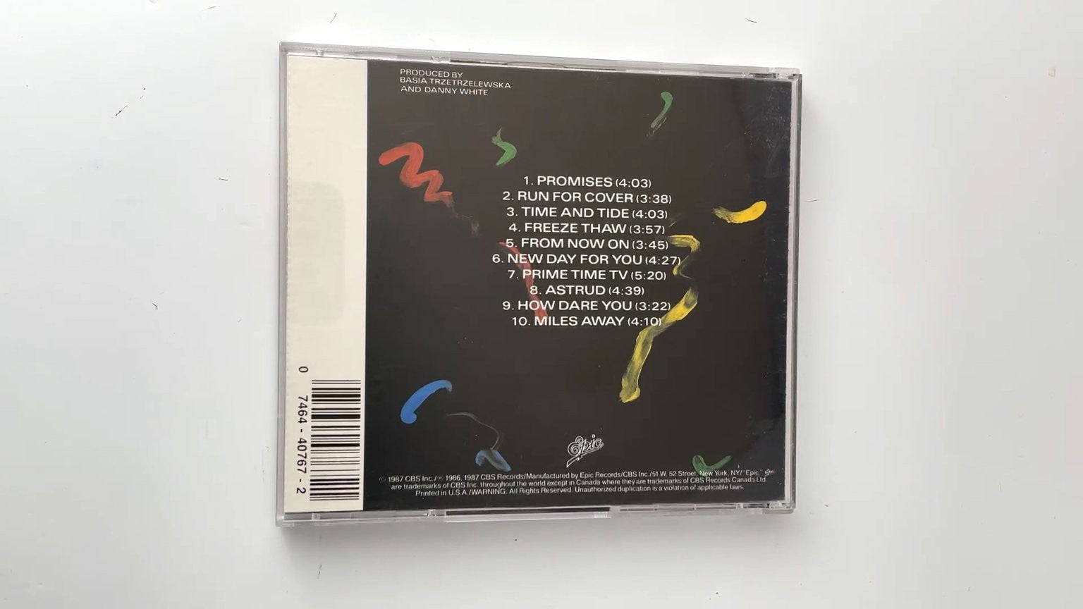 Basia - Time and Tide CD 1987 Epic Jazz Pop EK 40767