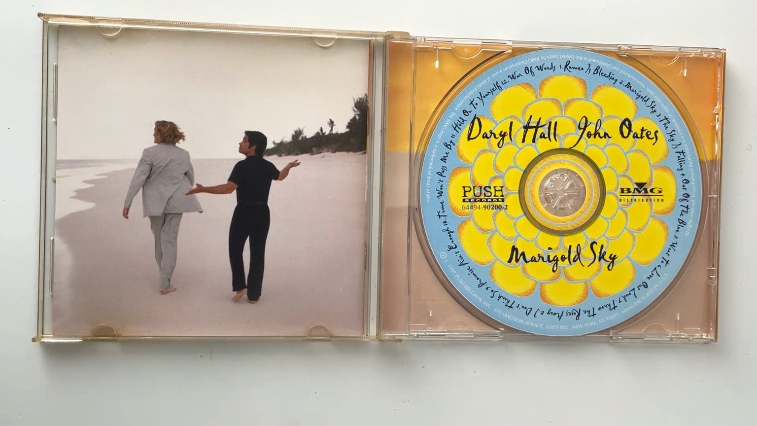 Daryl Hall John Oates - Marigold Sky CD 1997 Pop Rock Push Records