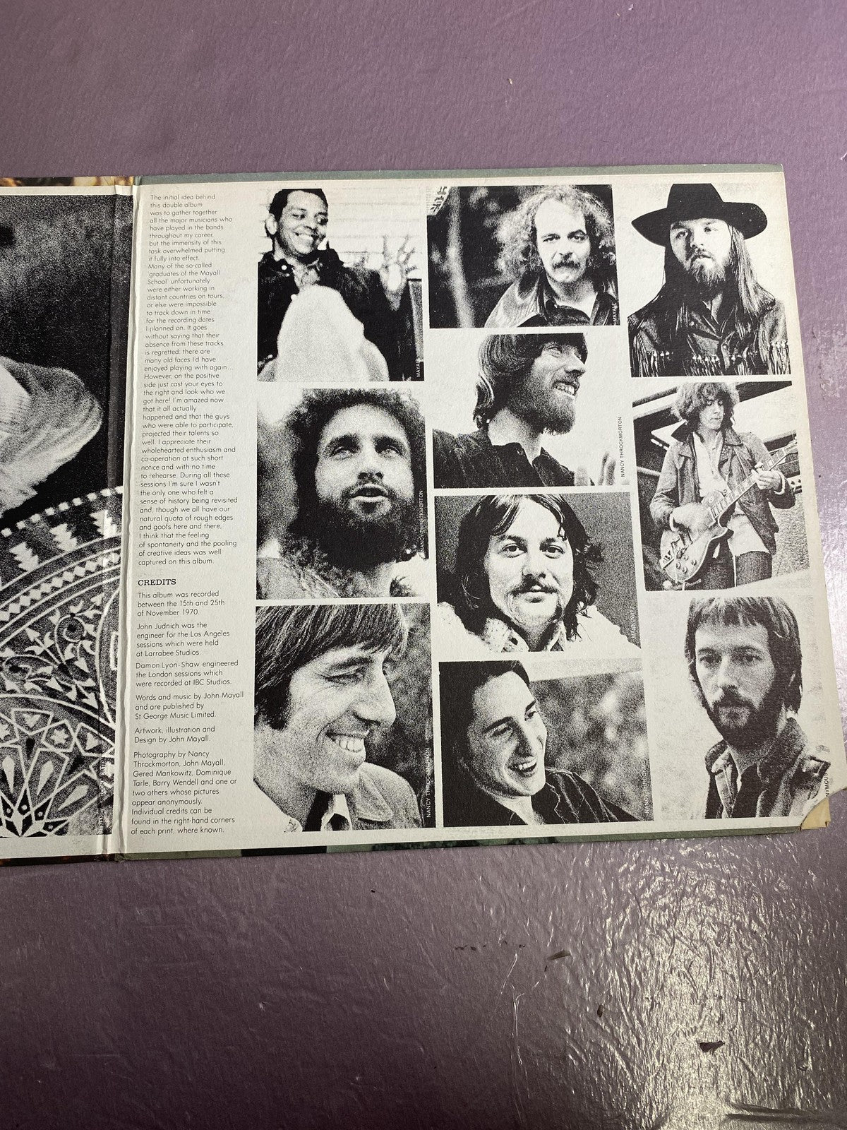 Vintage John Mayall Back To The Roots 2xLP Vinyl 1971 Polydor Blues Rock Album