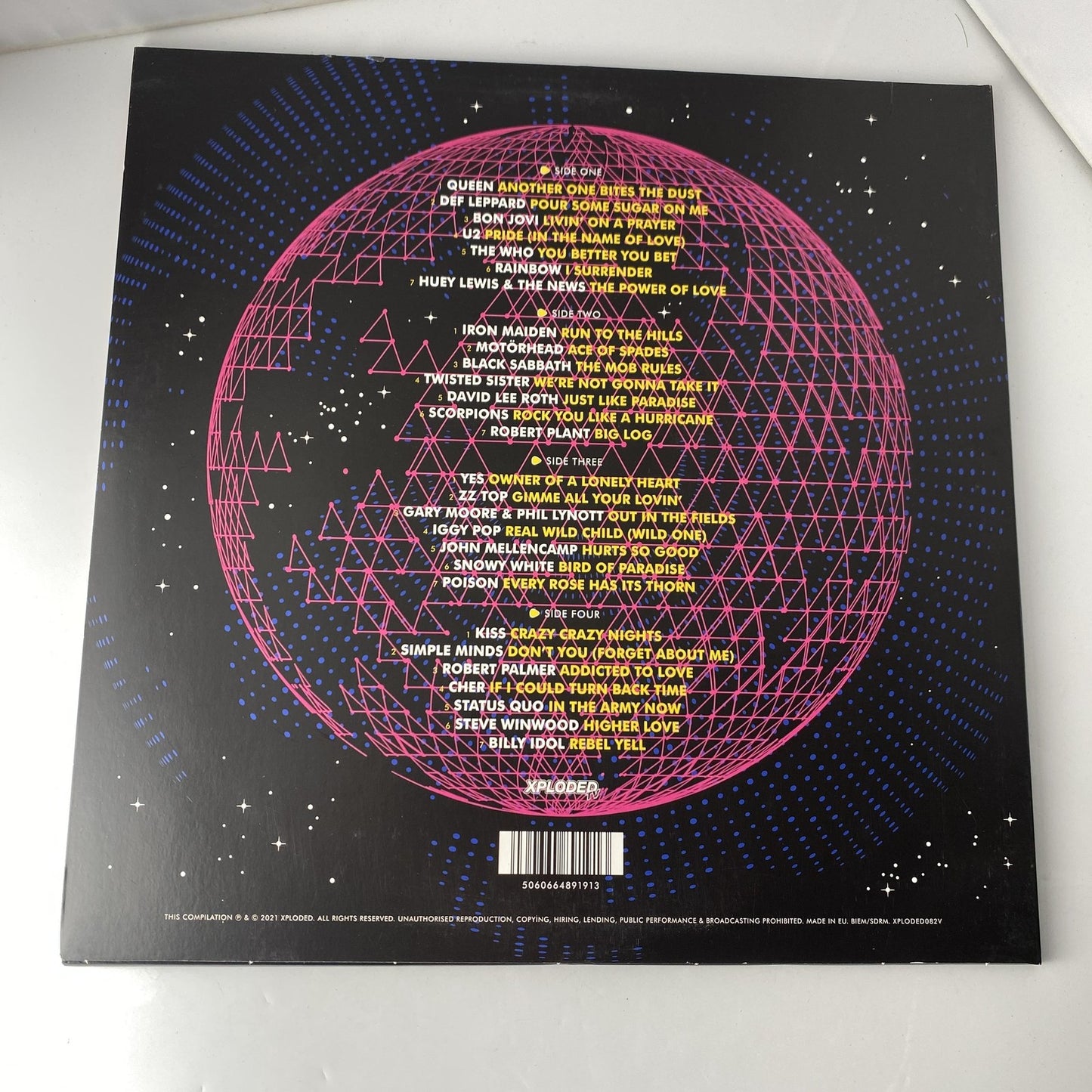 80s Rockdown 2xLP Black Vinyl 12" 33 RPM 2021 Xploded Rock Metal Album