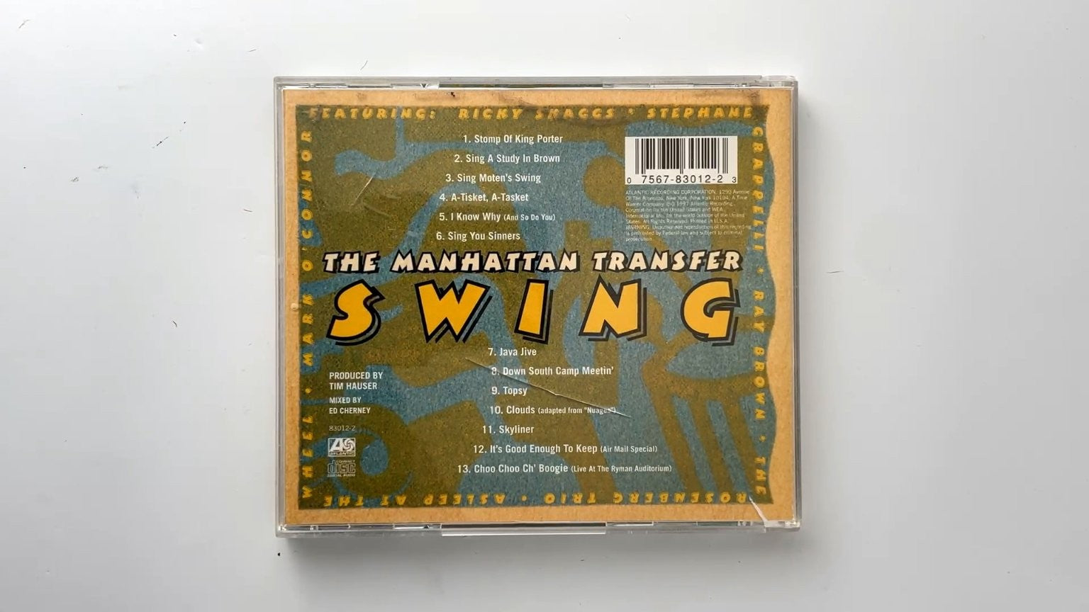 The Manhattan Transfer - Swing CD 1997 Jazz Vocal Atlantic