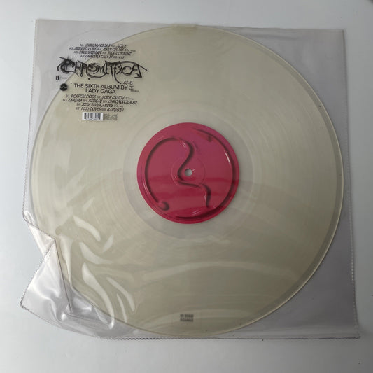 LADY GAGA Chromatica CLEAR VINYL LP Used Very Good