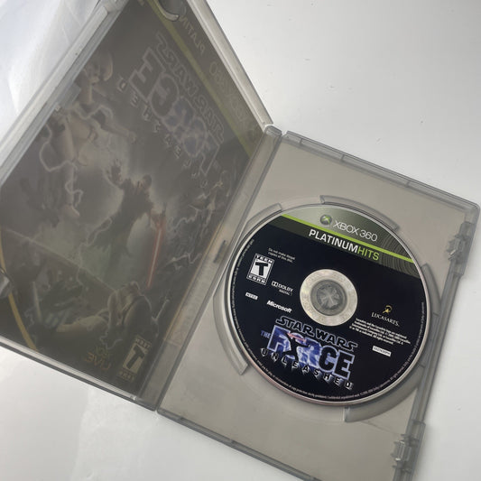 Star Wars: The Force Unleashed (Xbox 360, 2008) Tested Working **No Manual**