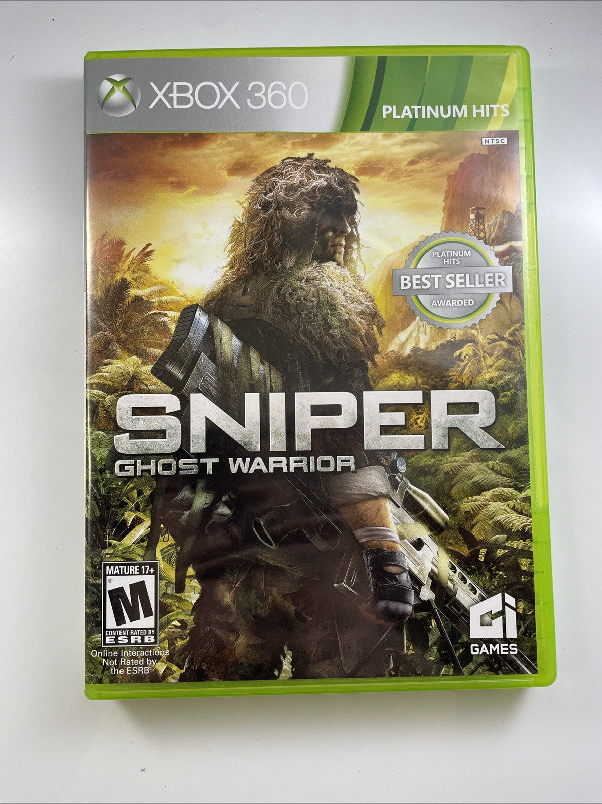 Sniper Ghost Warrior Xbox 360 - Complete CIB Very Good Condition