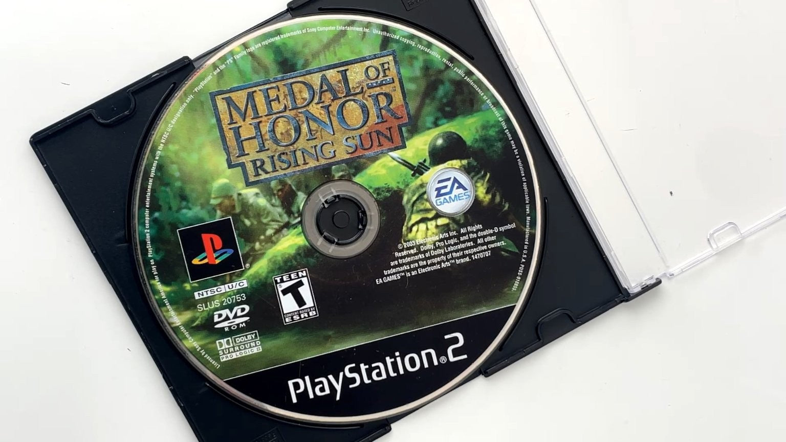 Medal of Honor Rising Sun PlayStation 2 Video Game Multiplayer DISC ONLY