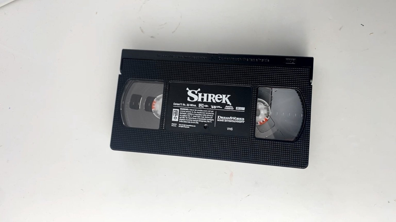 Shrek VHS 2001 Animated Fantasy Special Edition DreamWorks