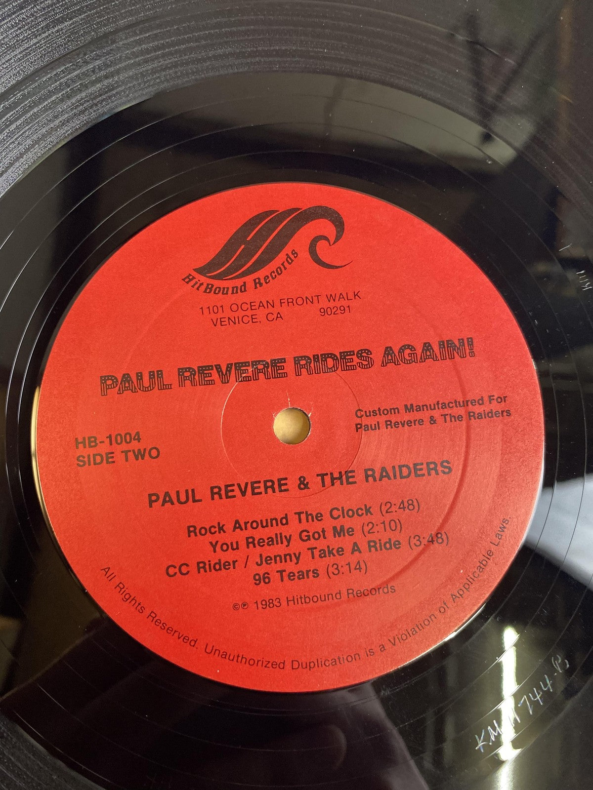 Vintage Paul Revere & The Raiders Paul Revere Rides Again Vinyl LP 1983 Hitbound