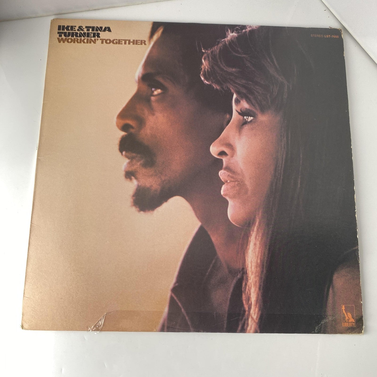 Vintage Ike & Tina Turner Workin' Together 12" Vinyl LP 1970 Liberty R&B Soul
