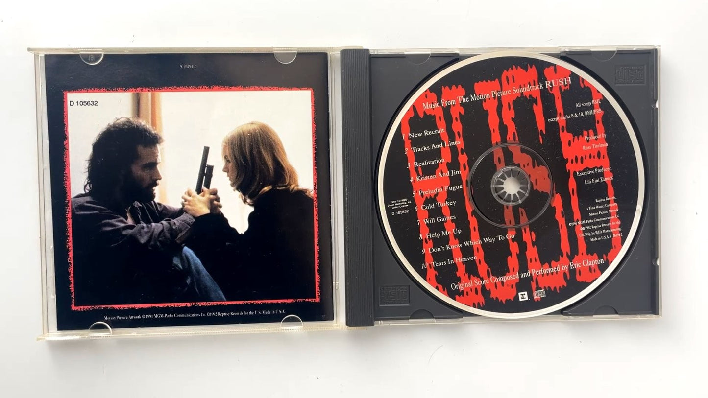 Eric Clapton - Rush Motion Picture Soundtrack CD 1991 Reprise Rock