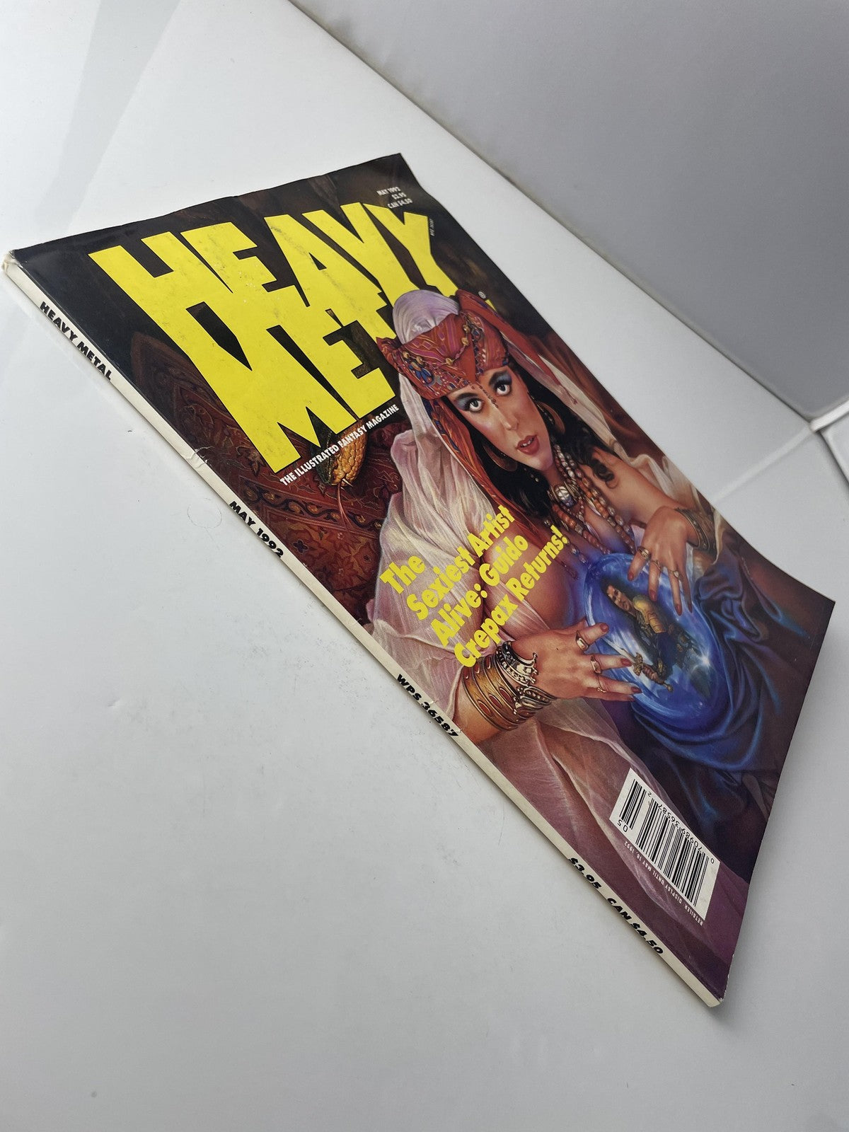 Vintage Heavy Metal Magazine May 1992 Guido Crepax Arzach Fantasy Comic Book