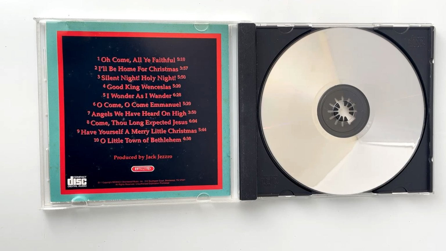 Sam Levine - Brentwood Jazz Christmas CD 1991 Jazz Brentwood Music