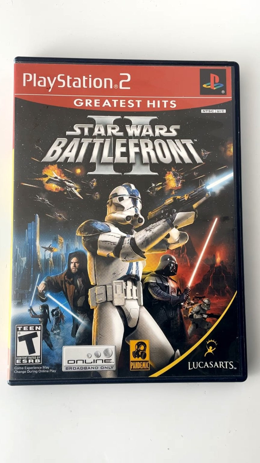 Star Wars Battlefront II Greatest Hits PlayStation 2 Video Game